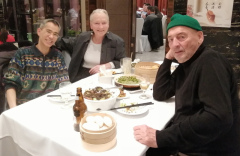 Dinner with Rem Koolhaas and partner